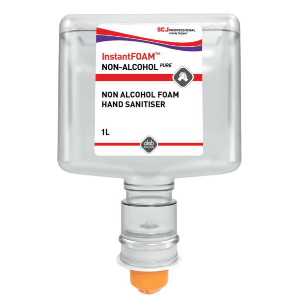 Deb Instant Foam Non-Alcohol Pure Sanitiser TF 1Ltr Ctn/3 Deb Instant Foam Non-Alcohol Pure Sanitiser TF 1Ltr Ctn/3