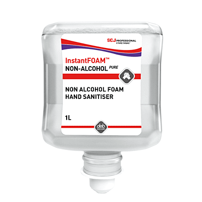 Deb Instant Foam Non-Alcohol Pure Sanitiser 1ltr Ctn/6