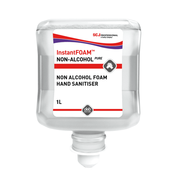Deb Instant Foam Non-Alcohol Pure Sanitiser 1ltr Ctn/6 Deb Instant Foam Non-Alcohol Pure Sanitiser 1ltr Ctn/6